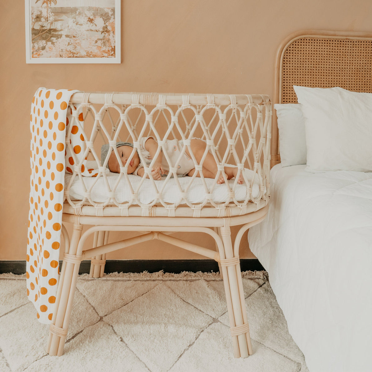 Baby shop rattan bassinet