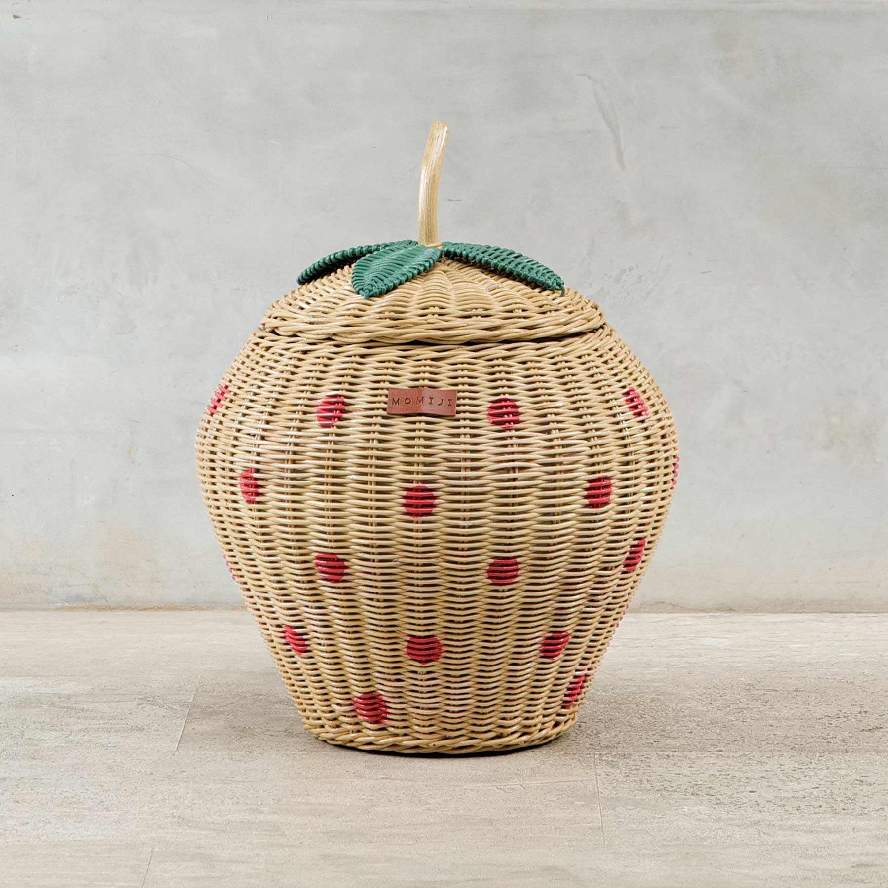Strawberry Wicker Basket