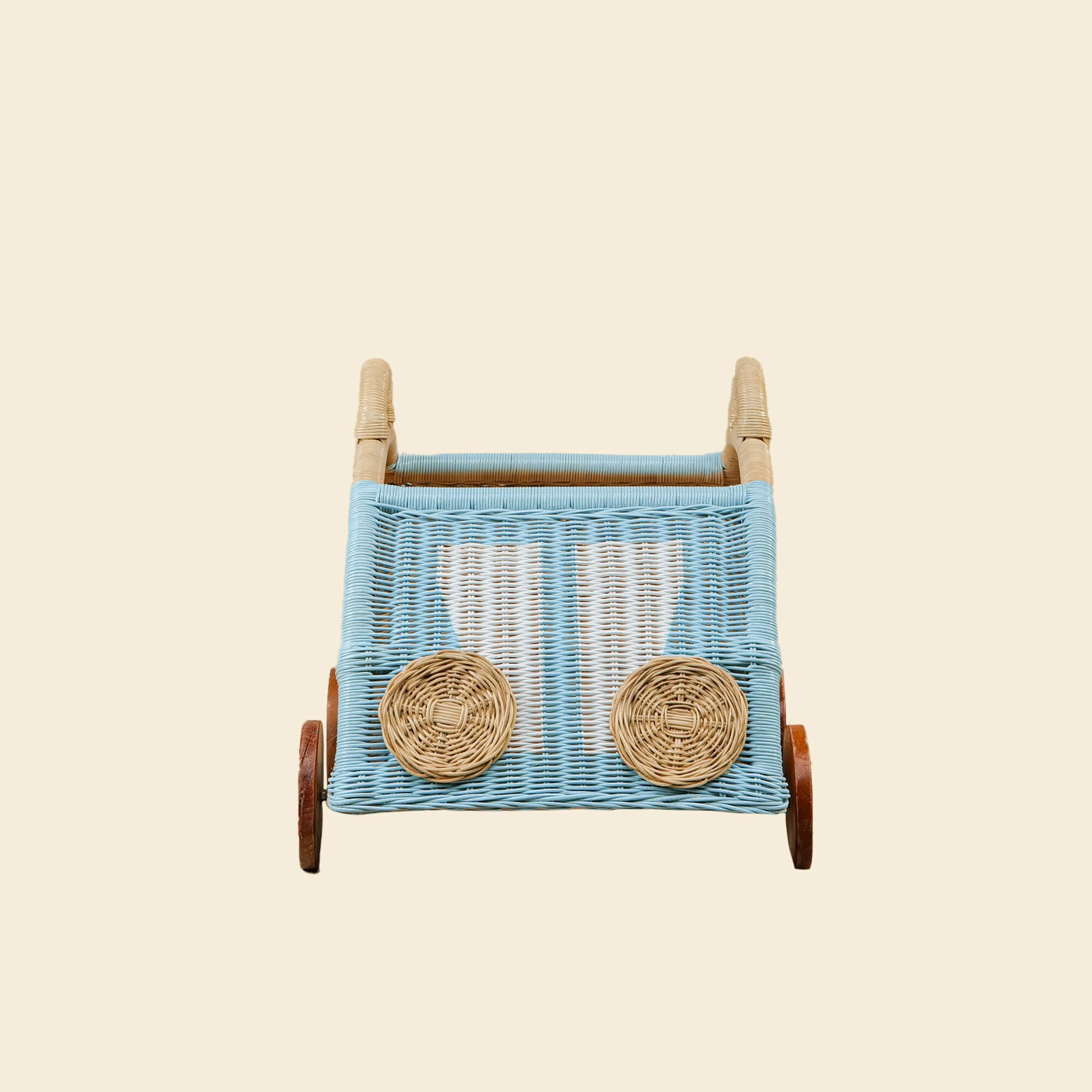 Archie Kids Wagon | Toys wagon | Rattan | Front View | MOMIJI