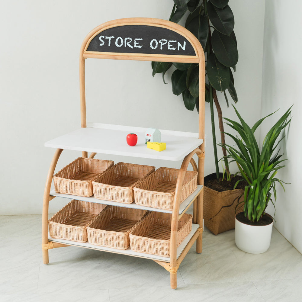 3-in-1 Grocery Store, Shop Stall & Study Desk