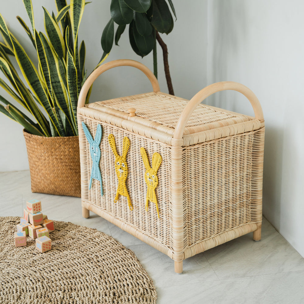 Anais Toy Trunk | Rattan Storage Trunk for Kids | Momiji