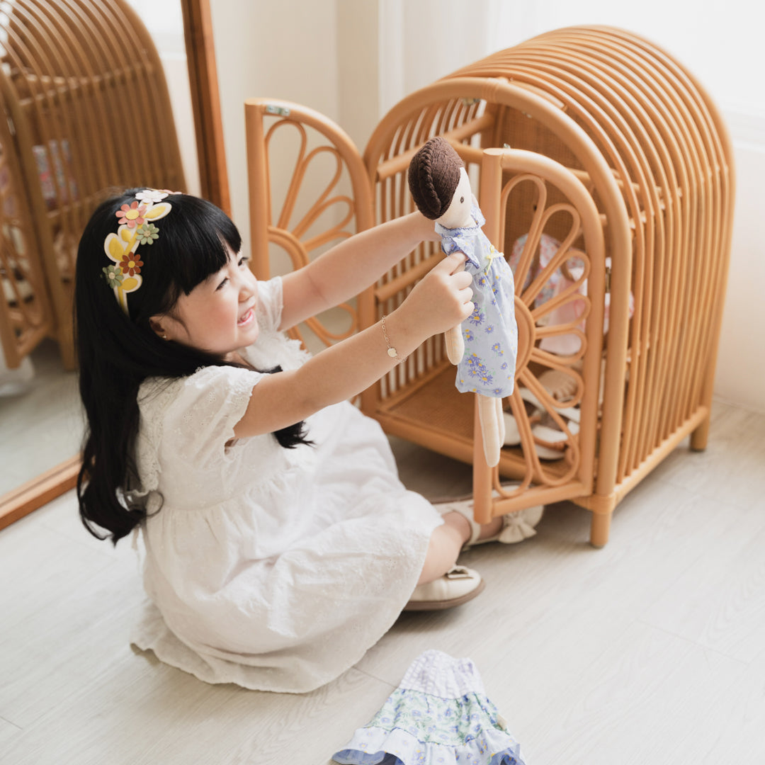 Blossom Doll Closet | Rattan | Lifestyle Image | MOMIJI 