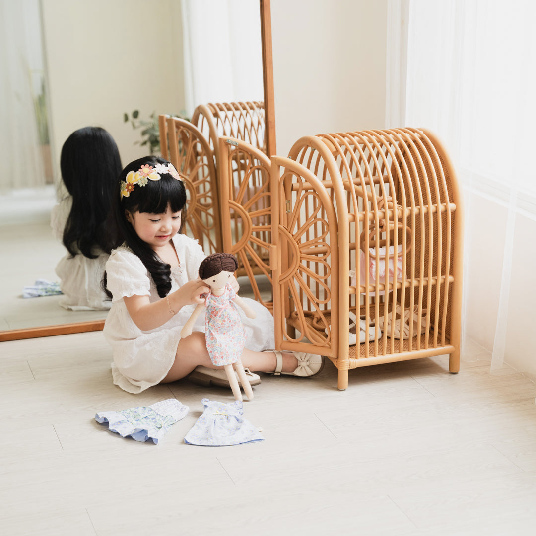 Blossom Doll Closet | Rattan | Lifestyle Image | MOMIJI 