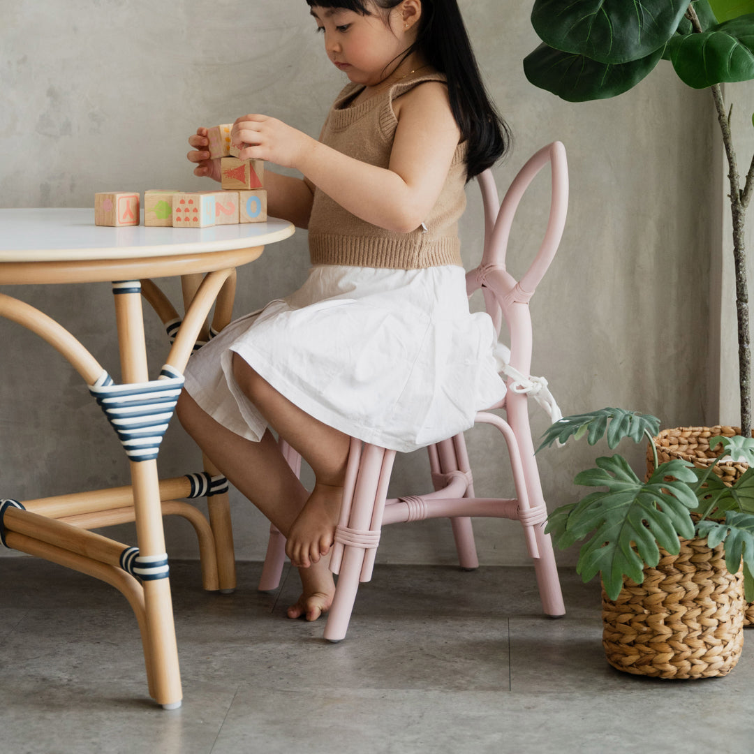 Aulia Kids Table (Medium) & Set of 2 Butterfly Kids Chairs