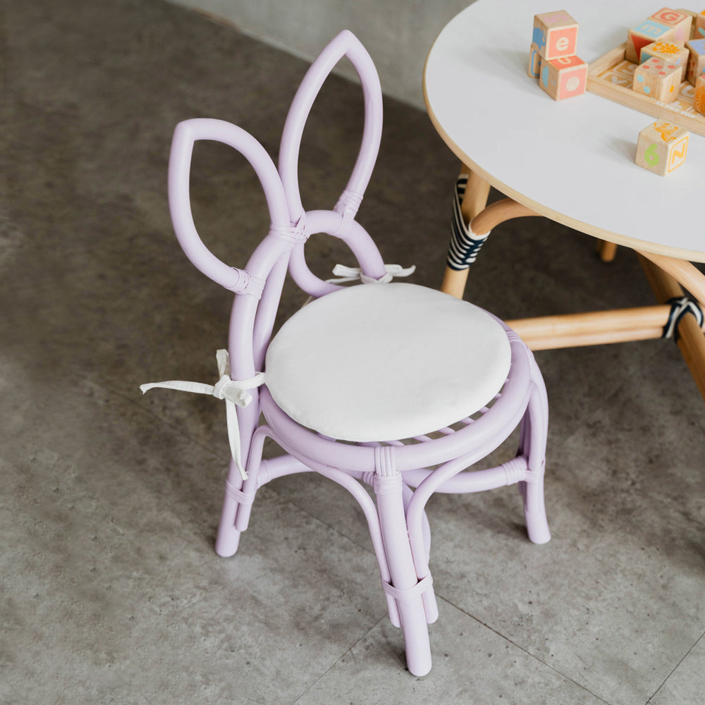 Rattan Chair | Kids Butterfly chair - Purple |  Childs Wicker Chair | MOMIJI