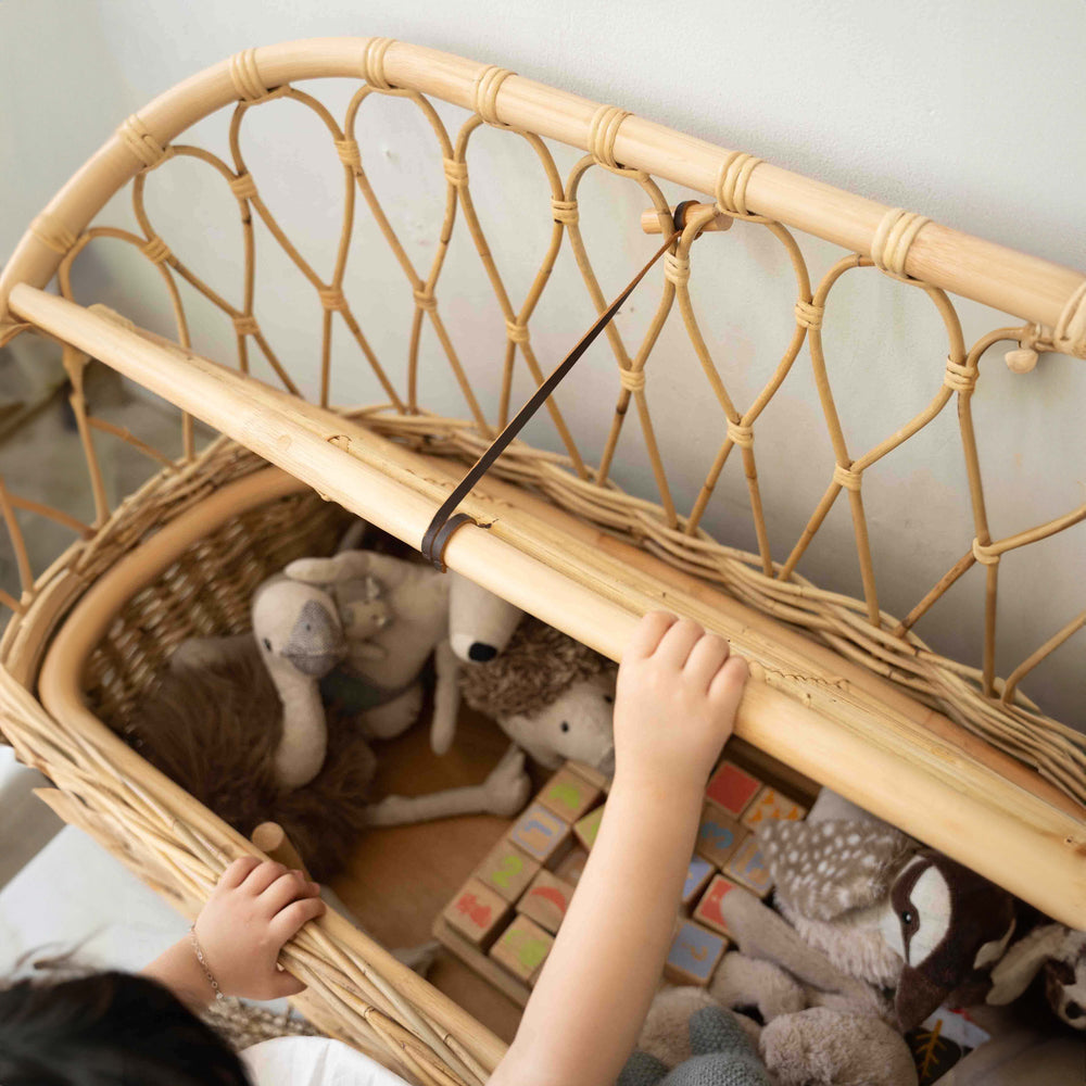 Callie Storage Couch | Rattan Couch for Kids | Open View | Momiji