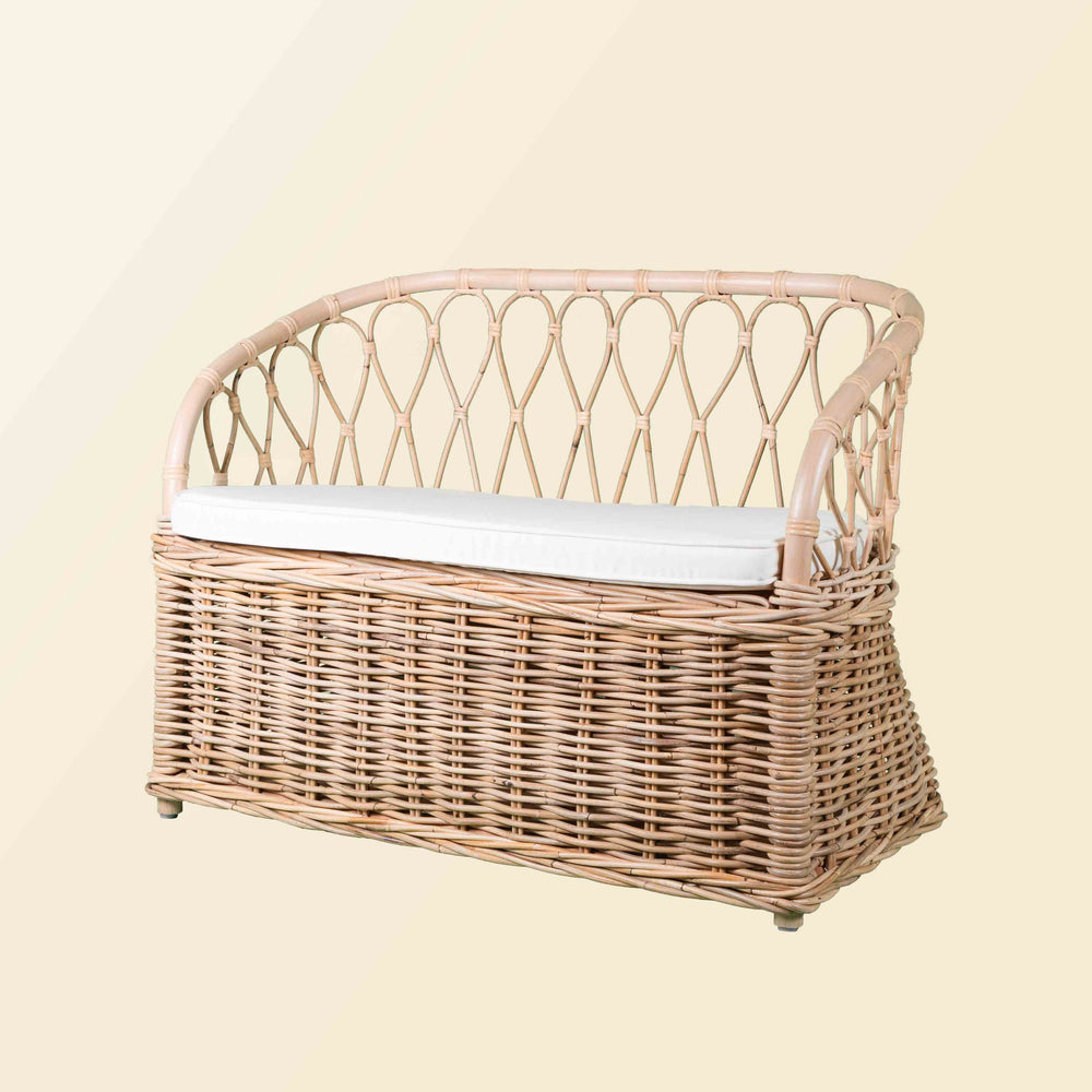 Callie Storage Couch | Rattan Couch for Kids | Momiji