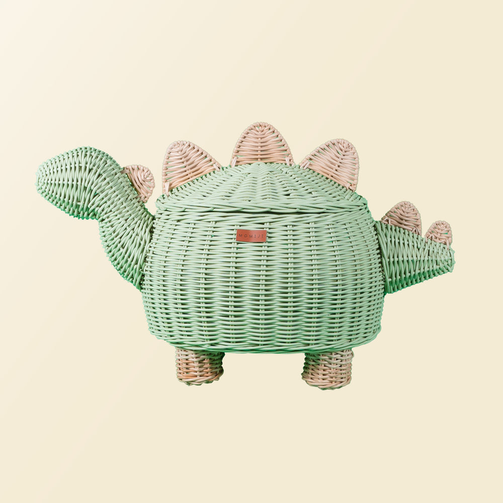 Dinosaur Storage Basket - Mint Green