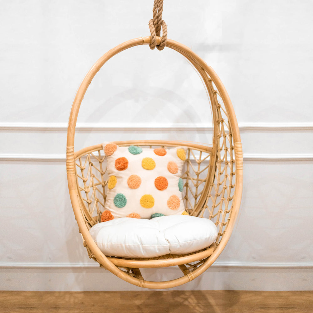 Cross Hatch Hanging Chair | Rattan Chair |  MOMIJI