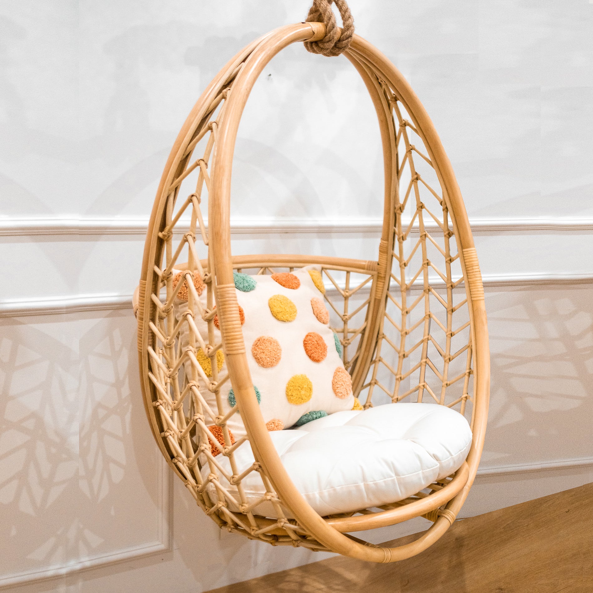 Cross Hatch Hanging Chair