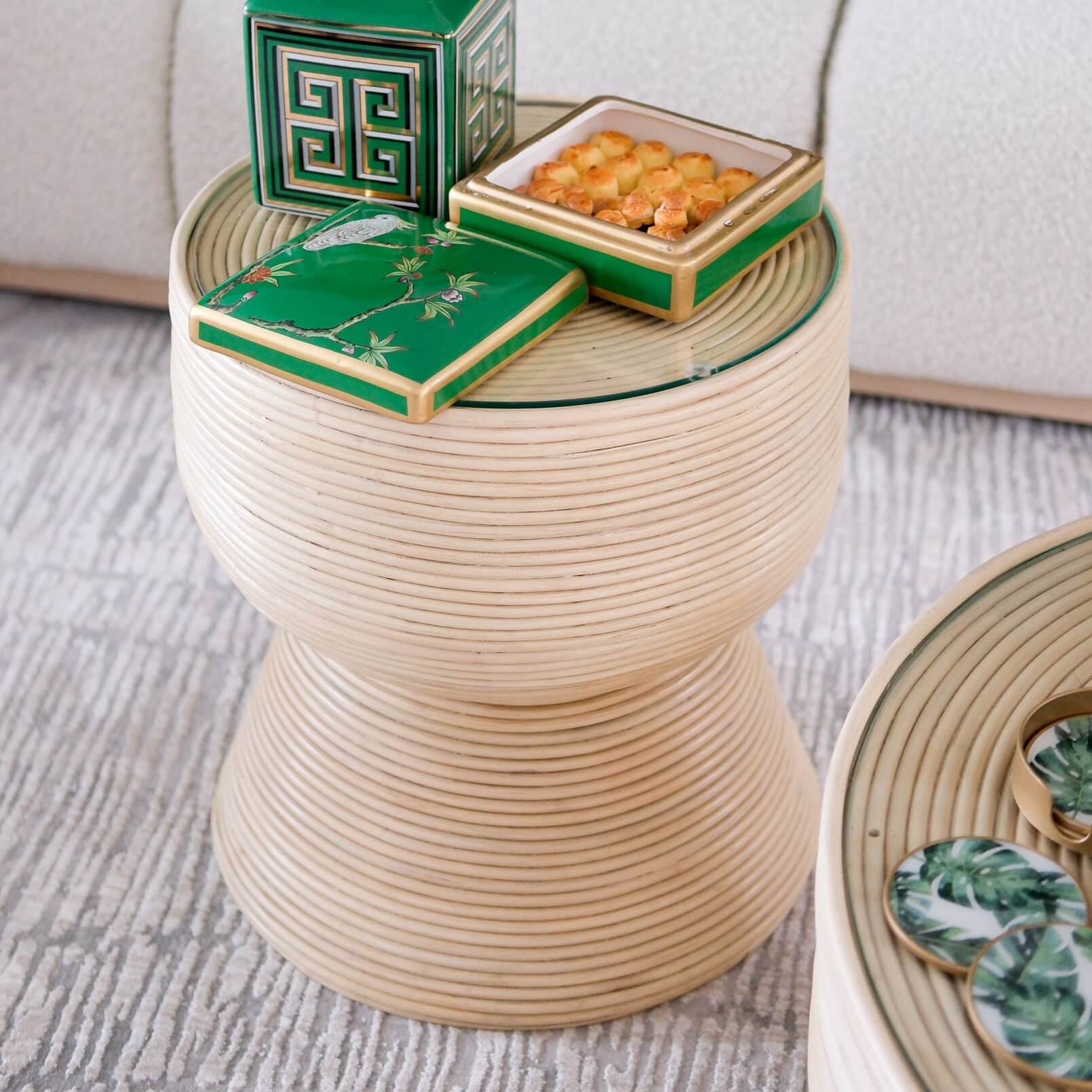 Rattan Side Table | Charme Side Table | MOMIJI