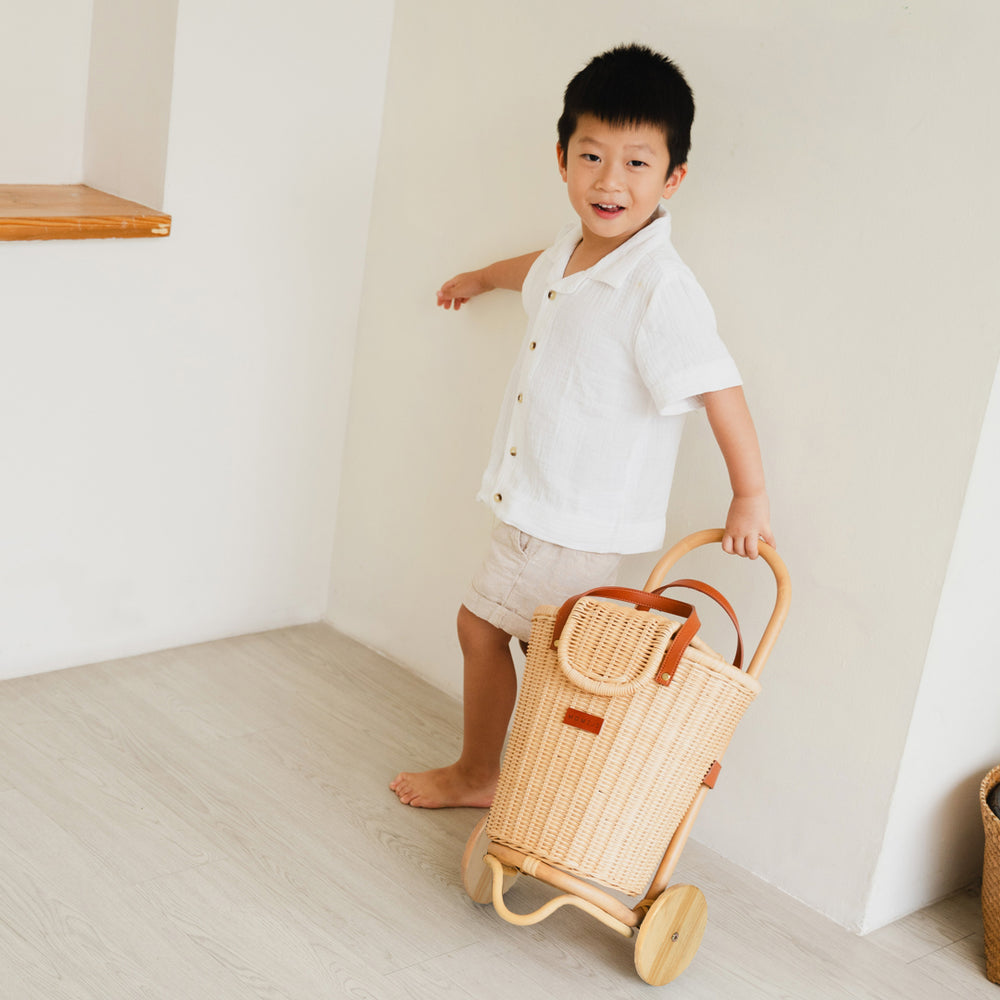 Eric Kids Luggy | Rattan | MOMIJI