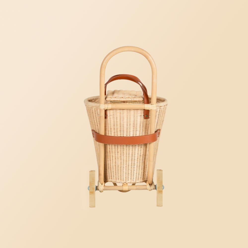 Eric Kids Luggy | Backview | Rattan | MOMIJI