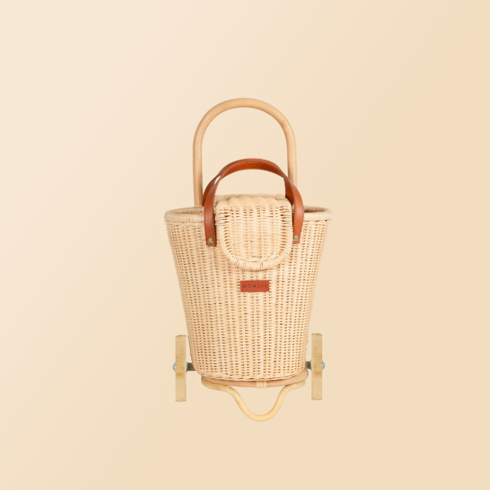 Eric Kids Luggy | Front View | Rattan | MOMIJI