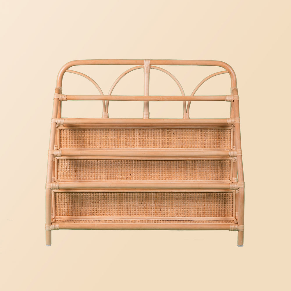 Rattan Shelves | Elena Kids Display Bookshelf | Momiji