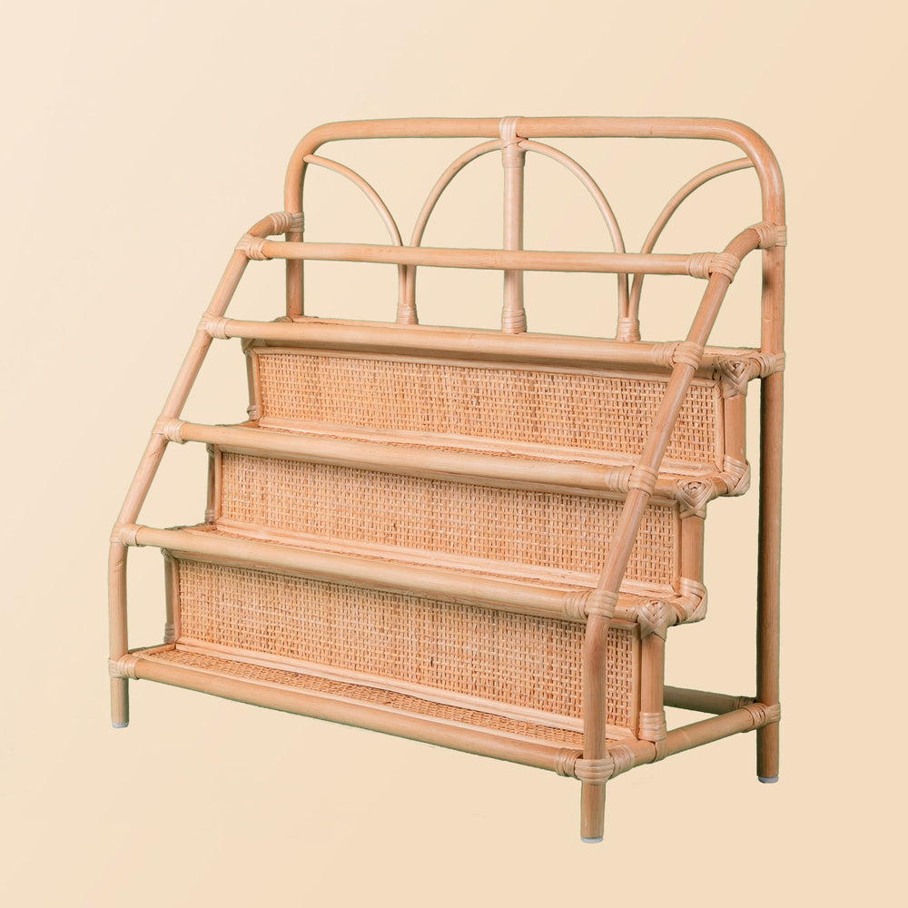 Rattan Shelves | Elena Kids Display Bookshelf | Momiji