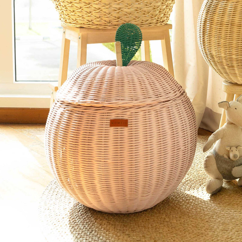 Apple Storage Basket - Pink