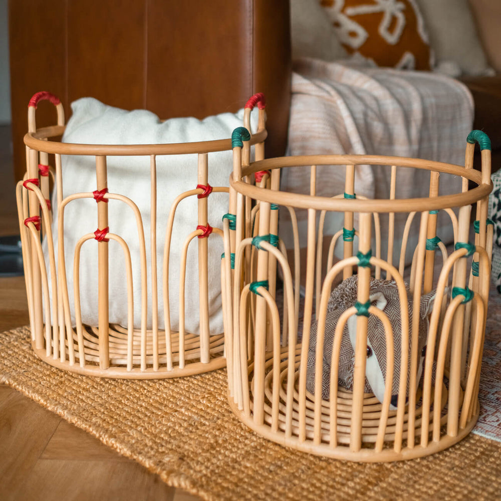 Floret Rattan Storage Basket Set | Momiji