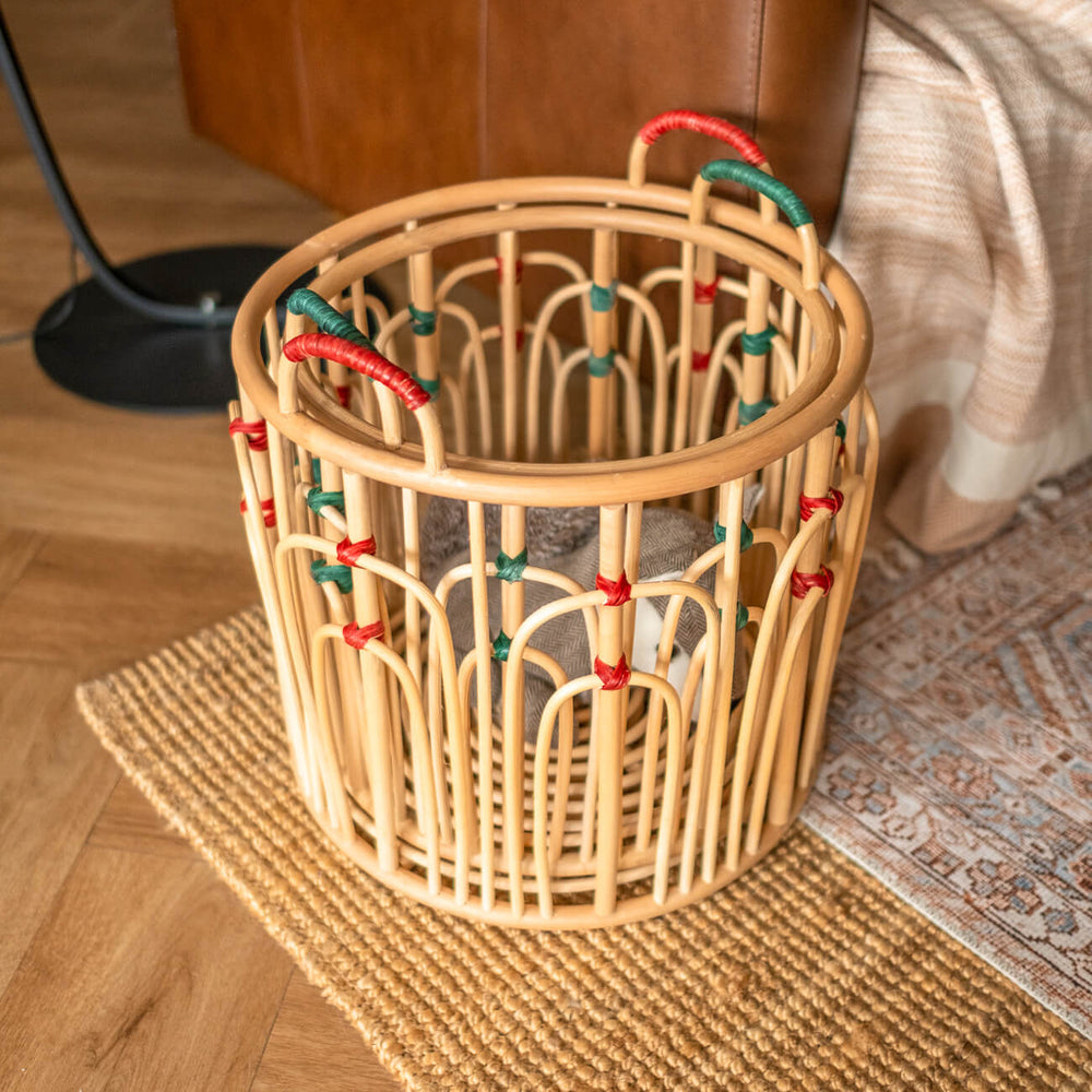 Floret Rattan Storage Basket Set | Items Inside | MOMIJI