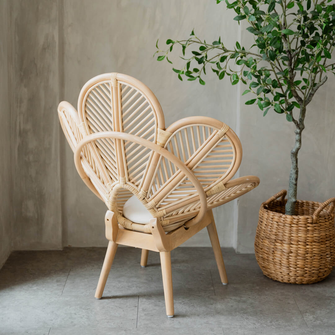 Rattan Chair | Petal Kids Chair | Childs Wicker Chair | MOMIJI