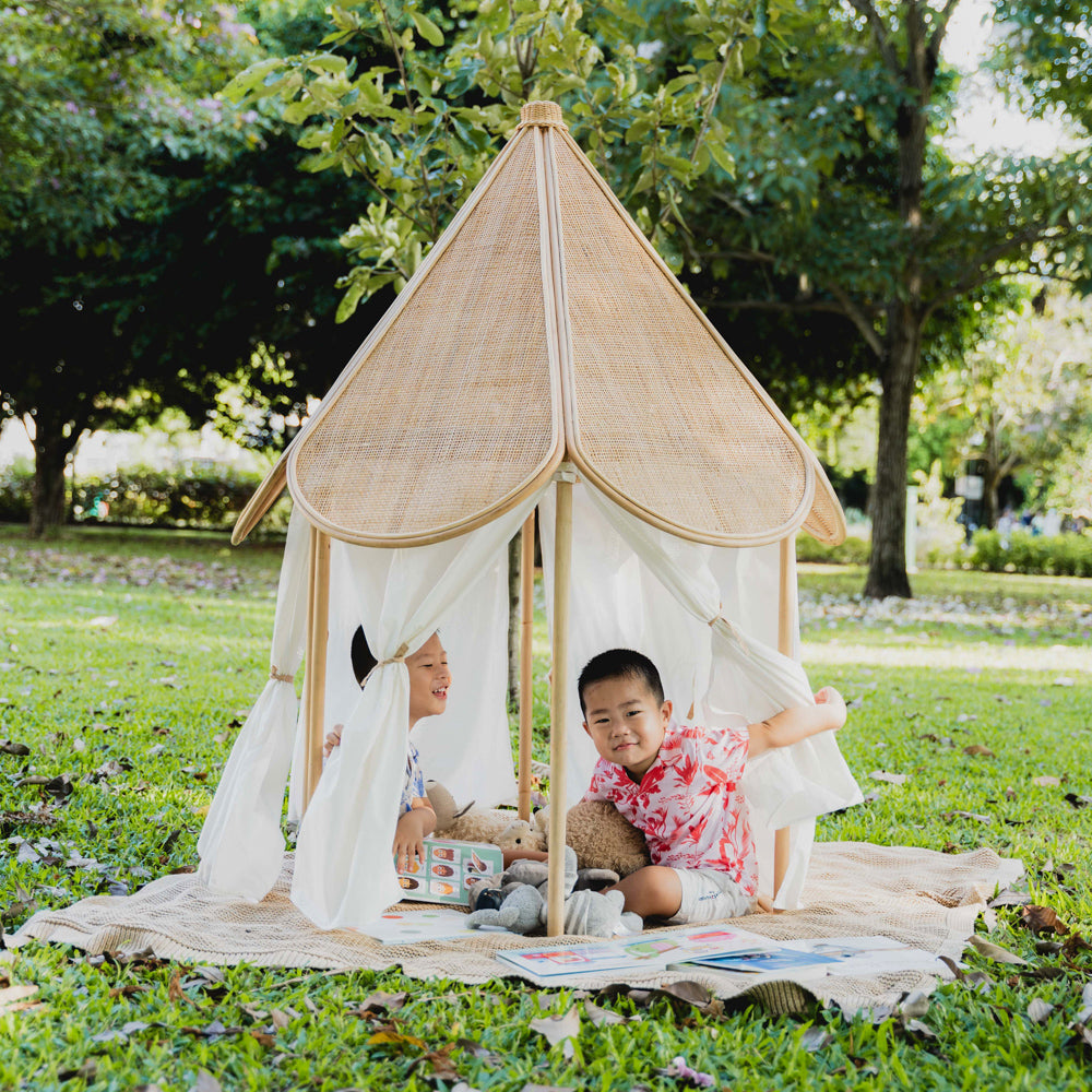 Leon Circus Play Tent | Rattan | MOMIJI 