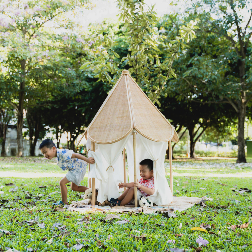 Leon Circus Play Tent | Rattan | MOMIJI 