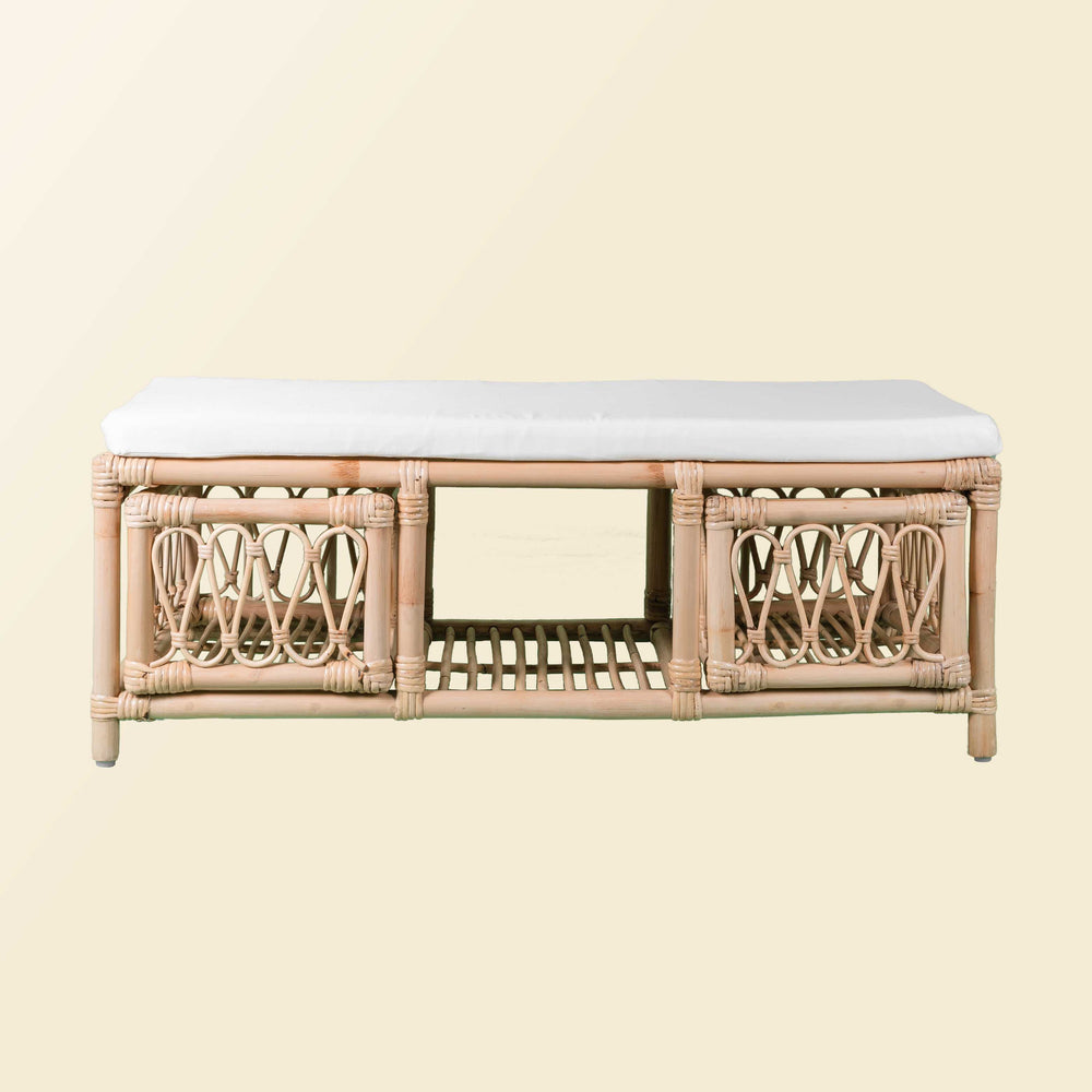 Luke Kids Bench | Rattan Bench | MOMIJI