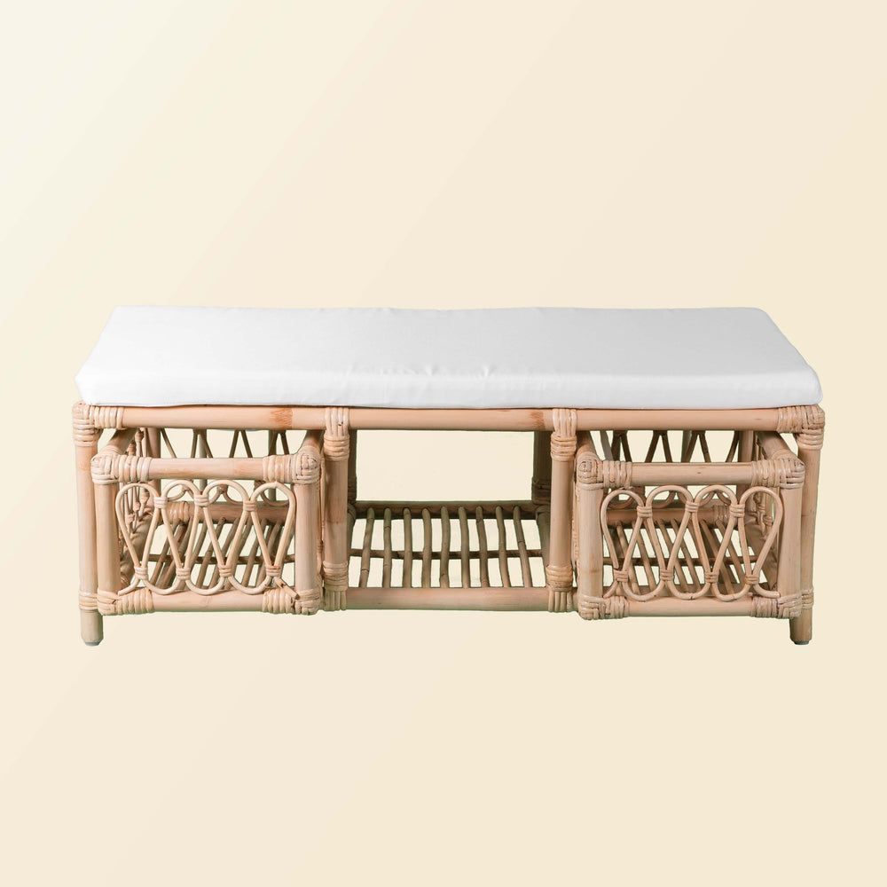 Luke Kids Bench | Rattan Bench | MOMIJI