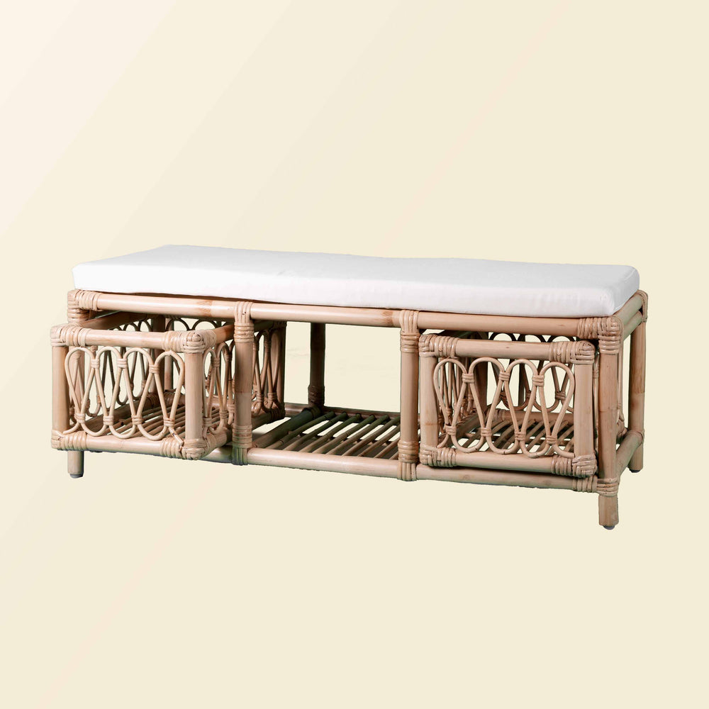 Luke Kids Bench | Rattan Bench | MOMIJI