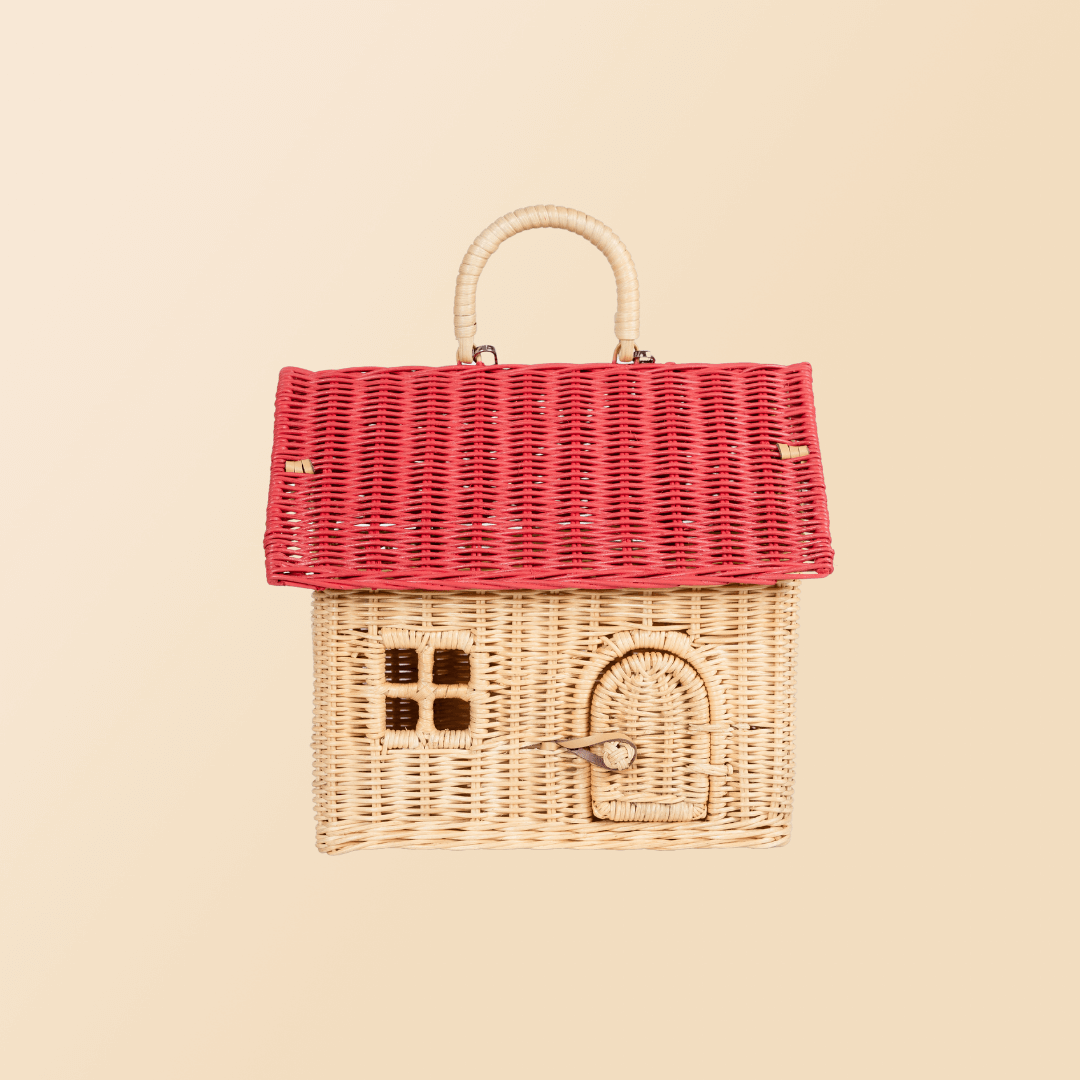 Lydia House Bag | Rattan Bag | Front View | MOMIJI