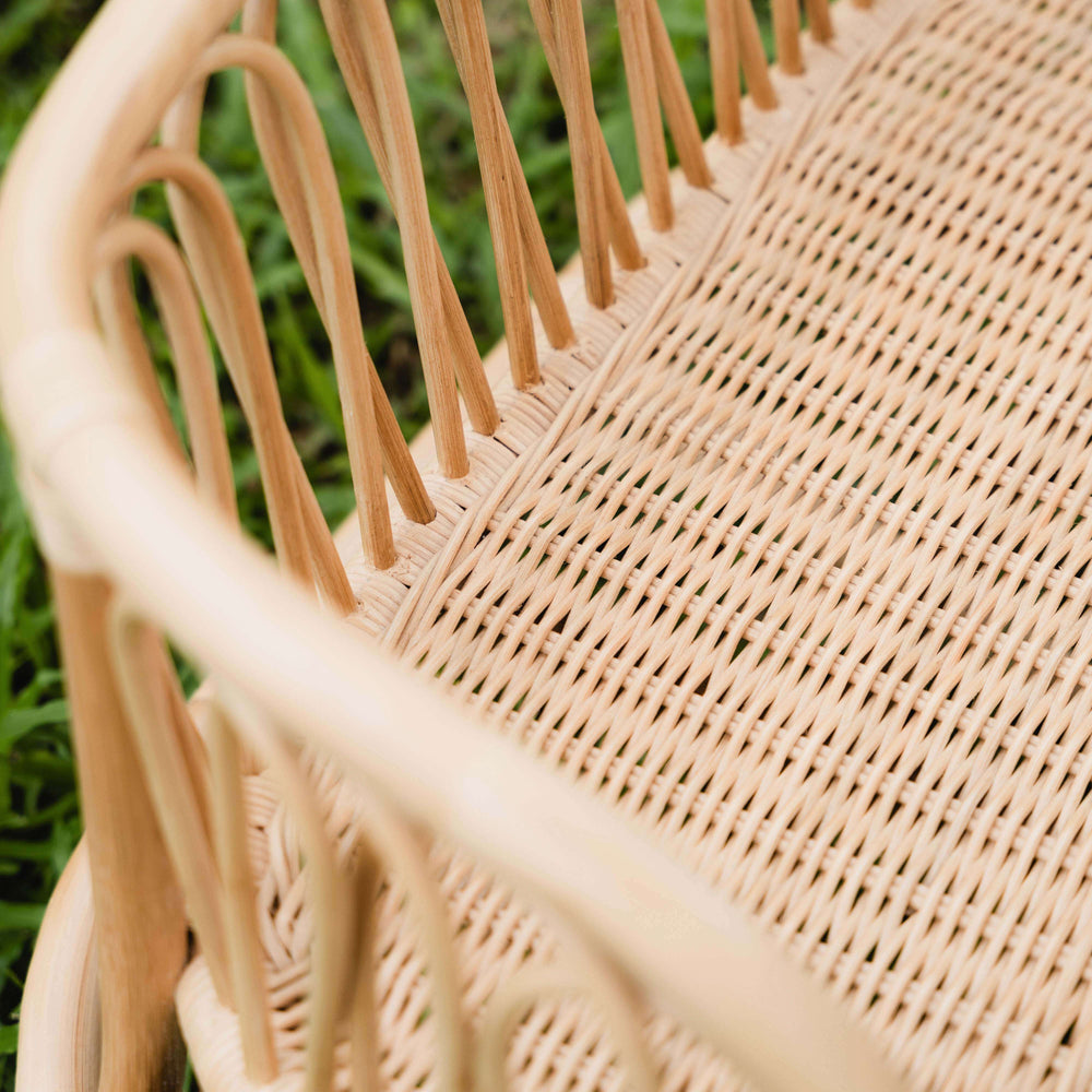 Leon Rocking Bench | Rattan Bench | MOMIJI