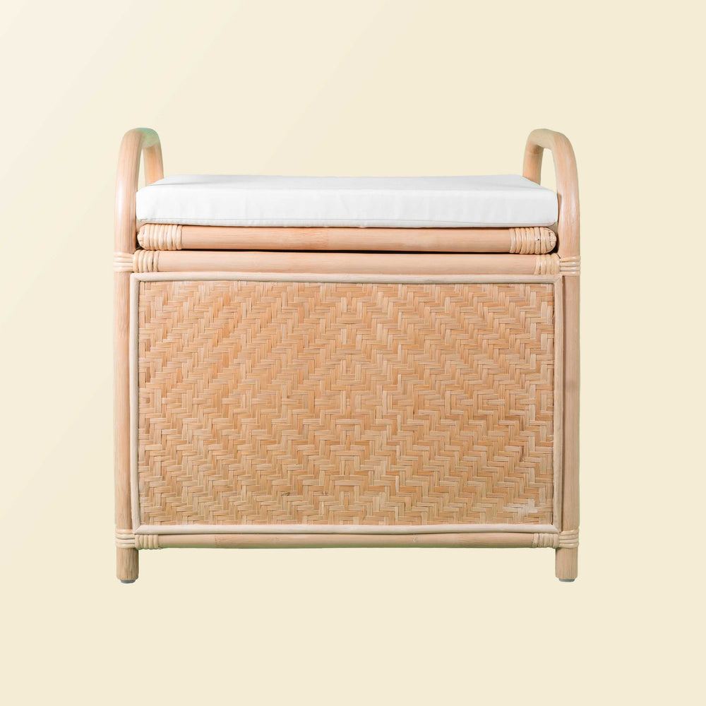 Mia Storage Bench | Rattan Bench | Bench with Storage | MOMIJI