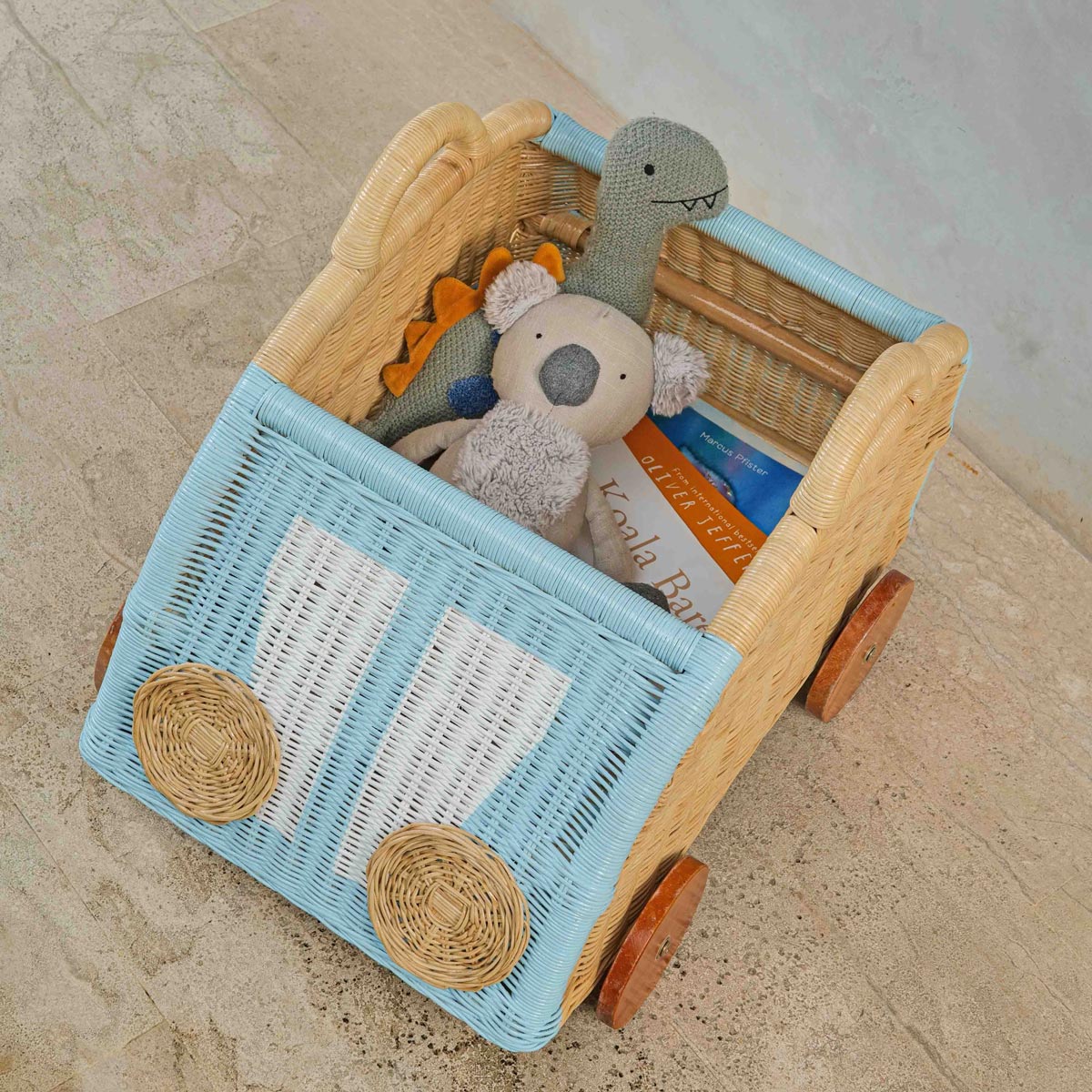 Archie Kids Wagon | Toys wagon | Storage trunk | Rattan | MOMIJI