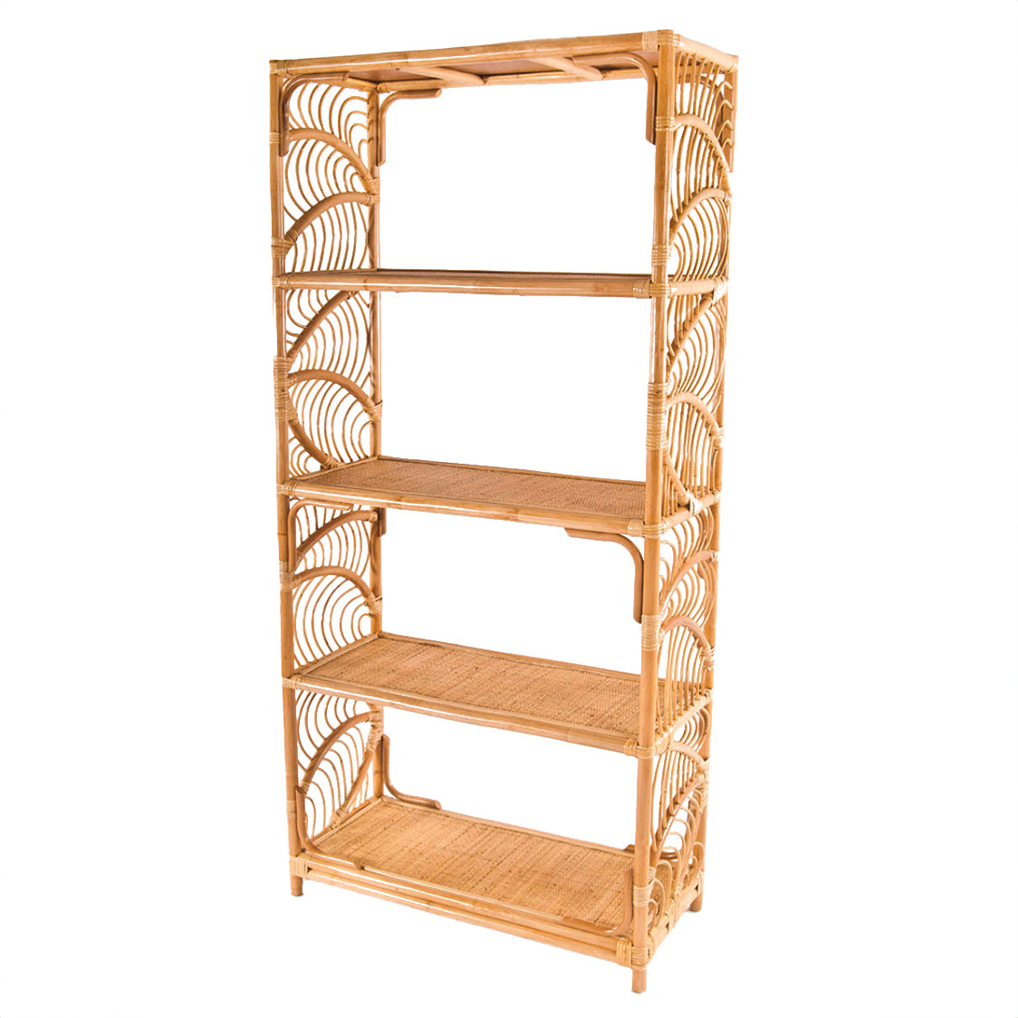 Rattan Shelves | Palm Bookcase | Momiji