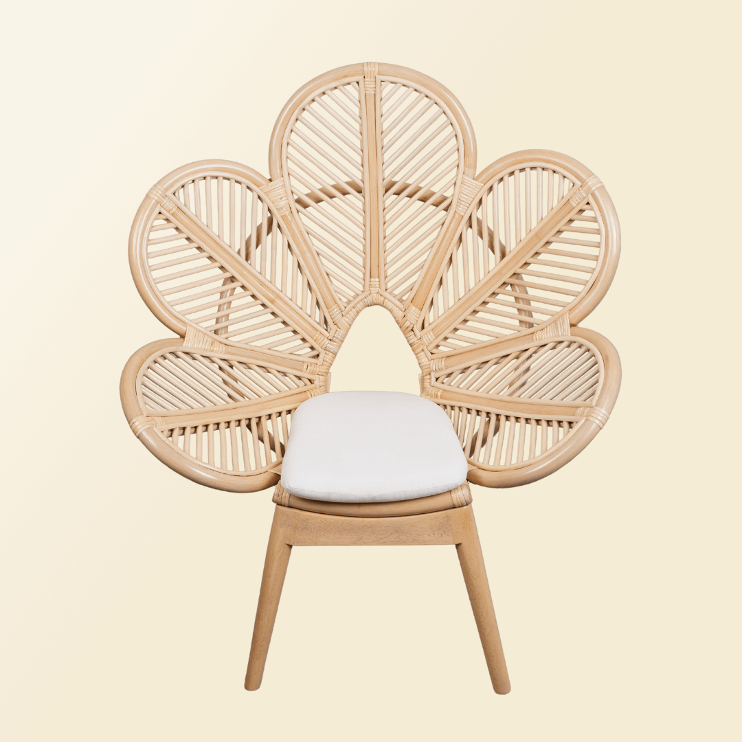 Rattan Chair | Petal Kids Chair | Childs Wicker Chair | MOMIJI