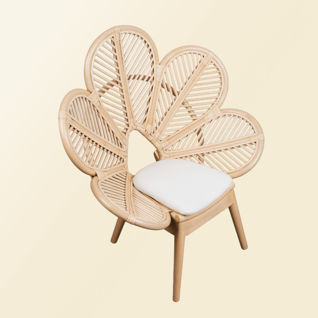 Rattan Chair | Petal Kids Chair | Childs Wicker Chair | MOMIJI