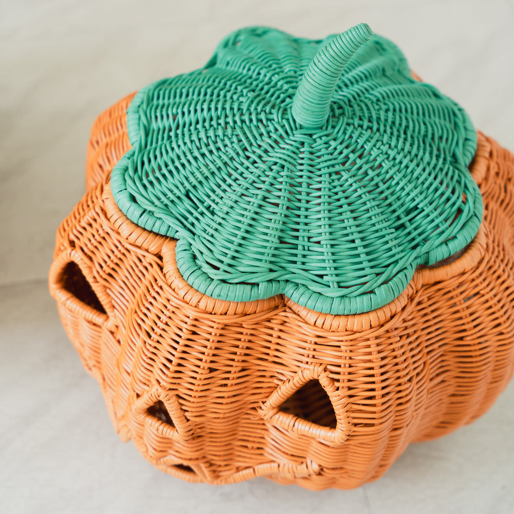 Pumpkin Face Basket