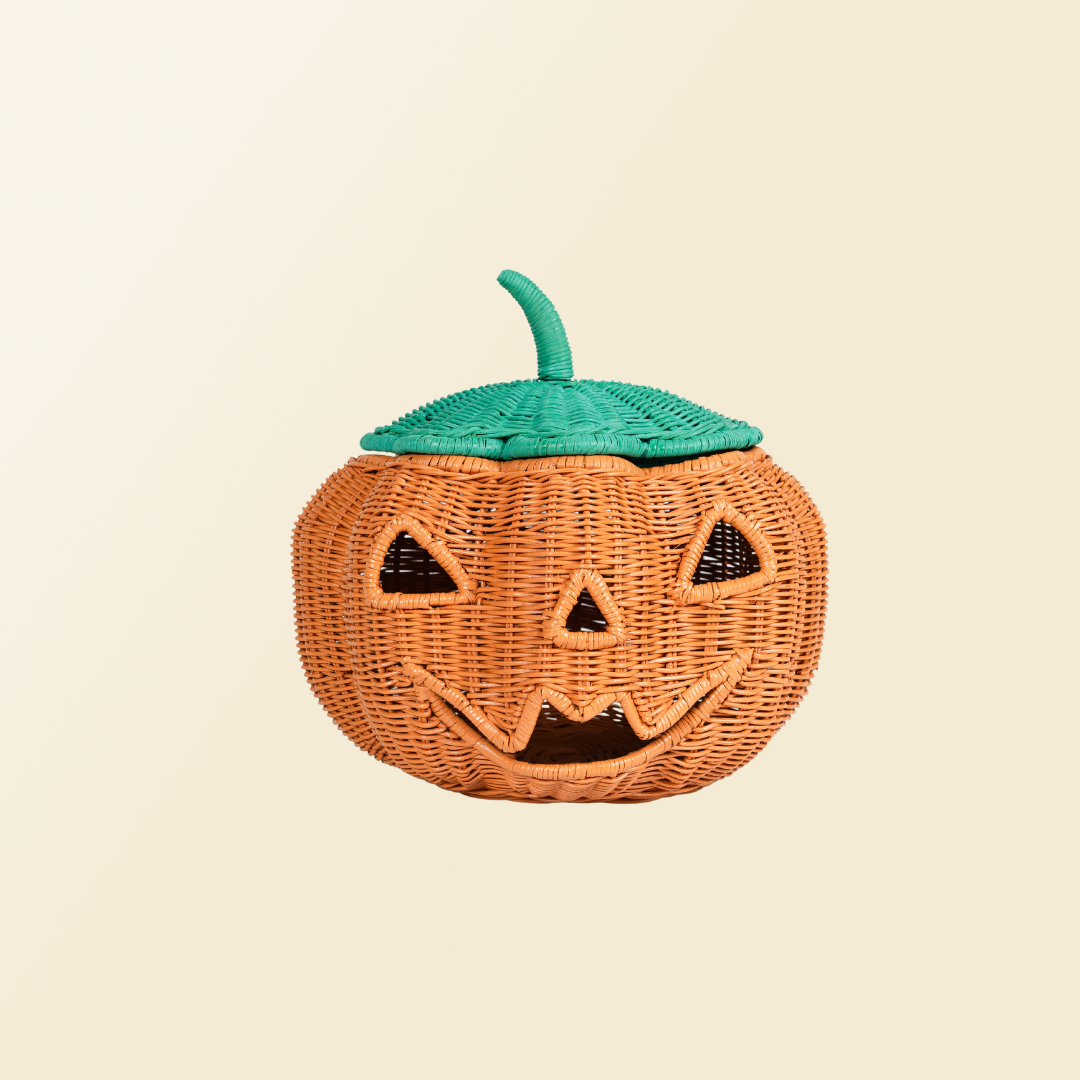 Pumpkin Face Basket