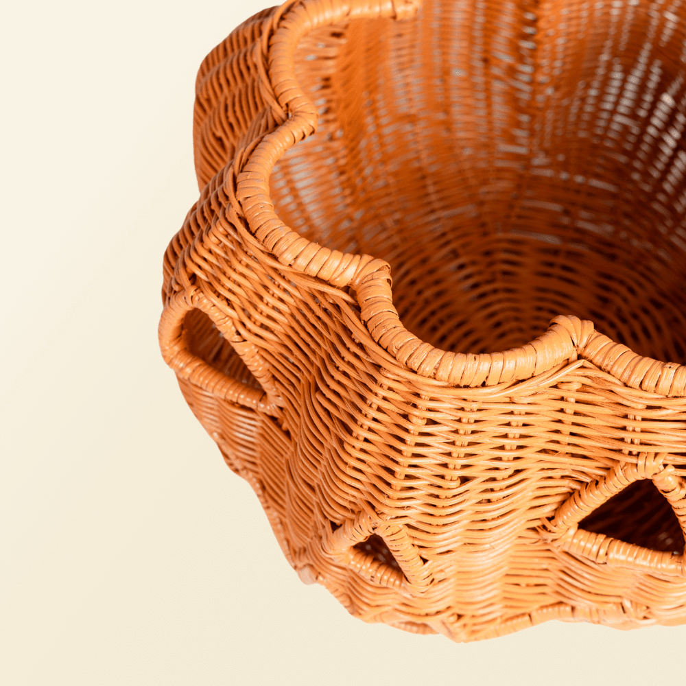 Pumpkin Basket | Face Shaped | Rattan Lamp | MOMIJI 