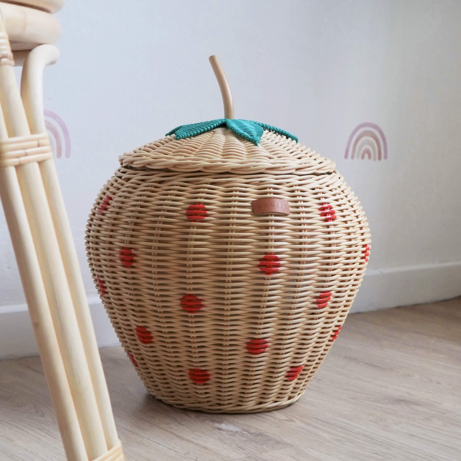 Rattan Basket | Strawberry Wicker Basket | MOMIJI