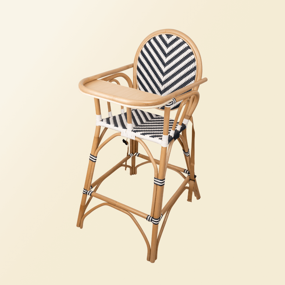 Rattan Chairs | Tumbuh Kids High Chair | Wicker High Chair  | Front | MOMIJI