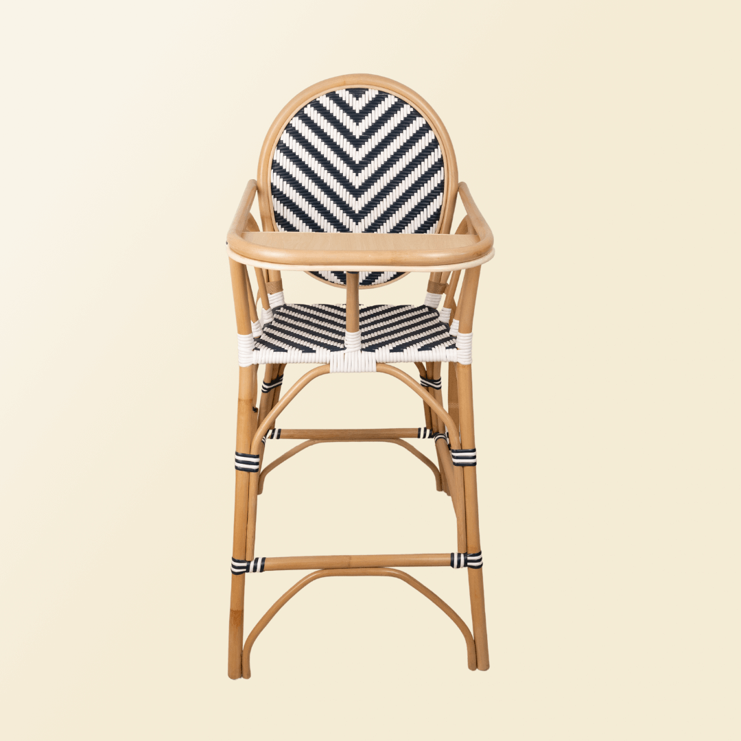 Rattan Chairs | Tumbuh Kids High Chair | Wicker High Chair  | Front | MOMIJI