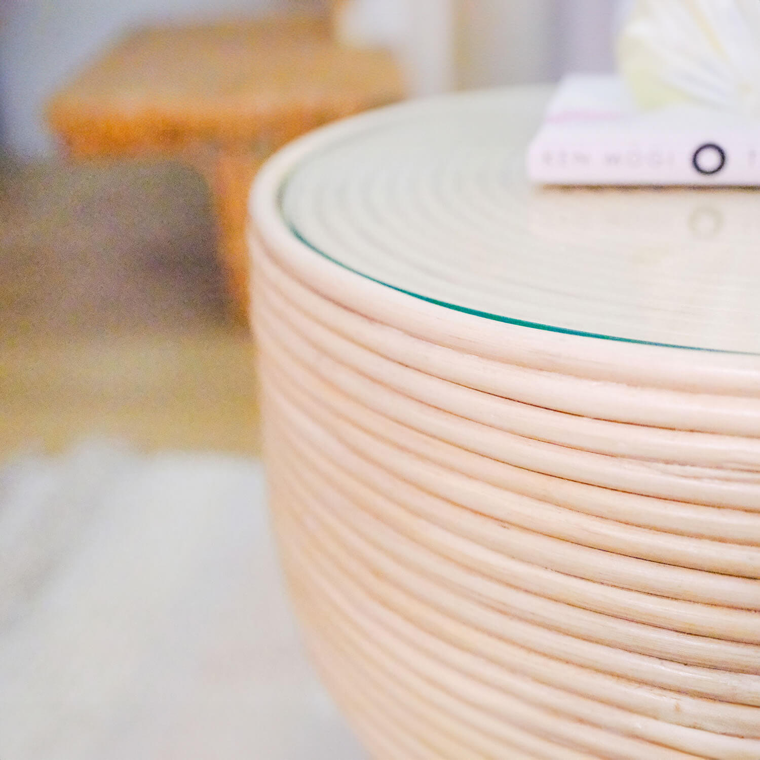 Rattan Side Table | Charme Side Table | Close-Up | MOMIJI