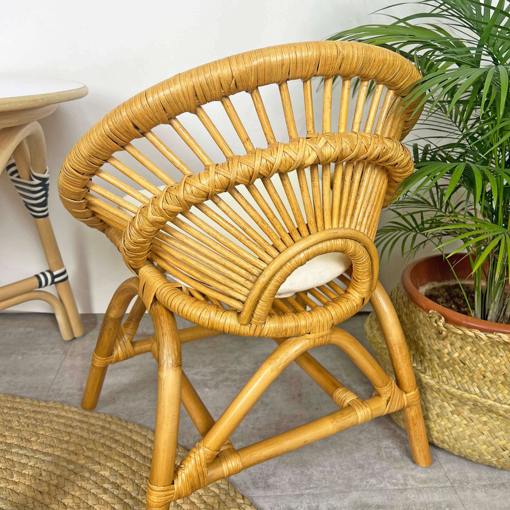 Rattan Chair Maya Chair Natural | Kids Wicker Chair | MOMIJI