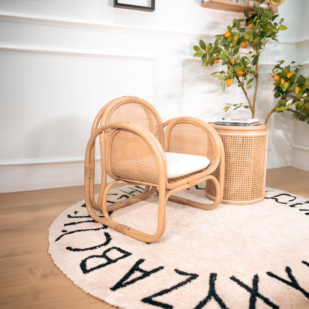 Rattan Chairs | Willow Kids Lounge Chair | Childs Wicker Chair | MOMIJI