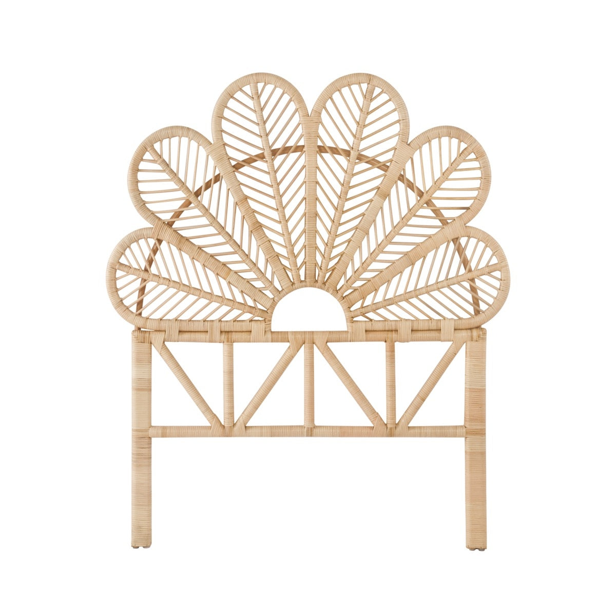 Petal Rattan Headboard | Kids Rattan Headboard | MOMIJI